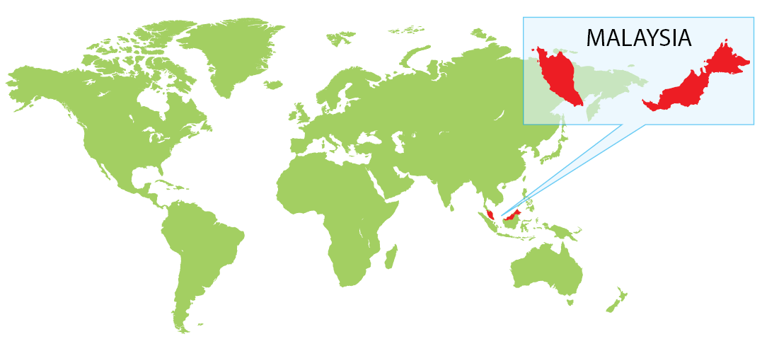 Malaysia On World Map Zip Code Map