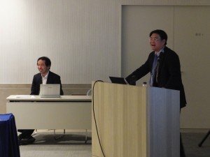 Prof. Yao-Wen Chang (National Taiwan Univ.) spoke "Design for Manufacturability for the Next Decade and Beyond" on 22nd, Jan, 2015.