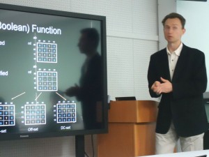 Dr. Alan Mishchenko (University of California at Berkeley) spoke "Logic Synthesis: Past and Future" on 16th, Apr. 2015.