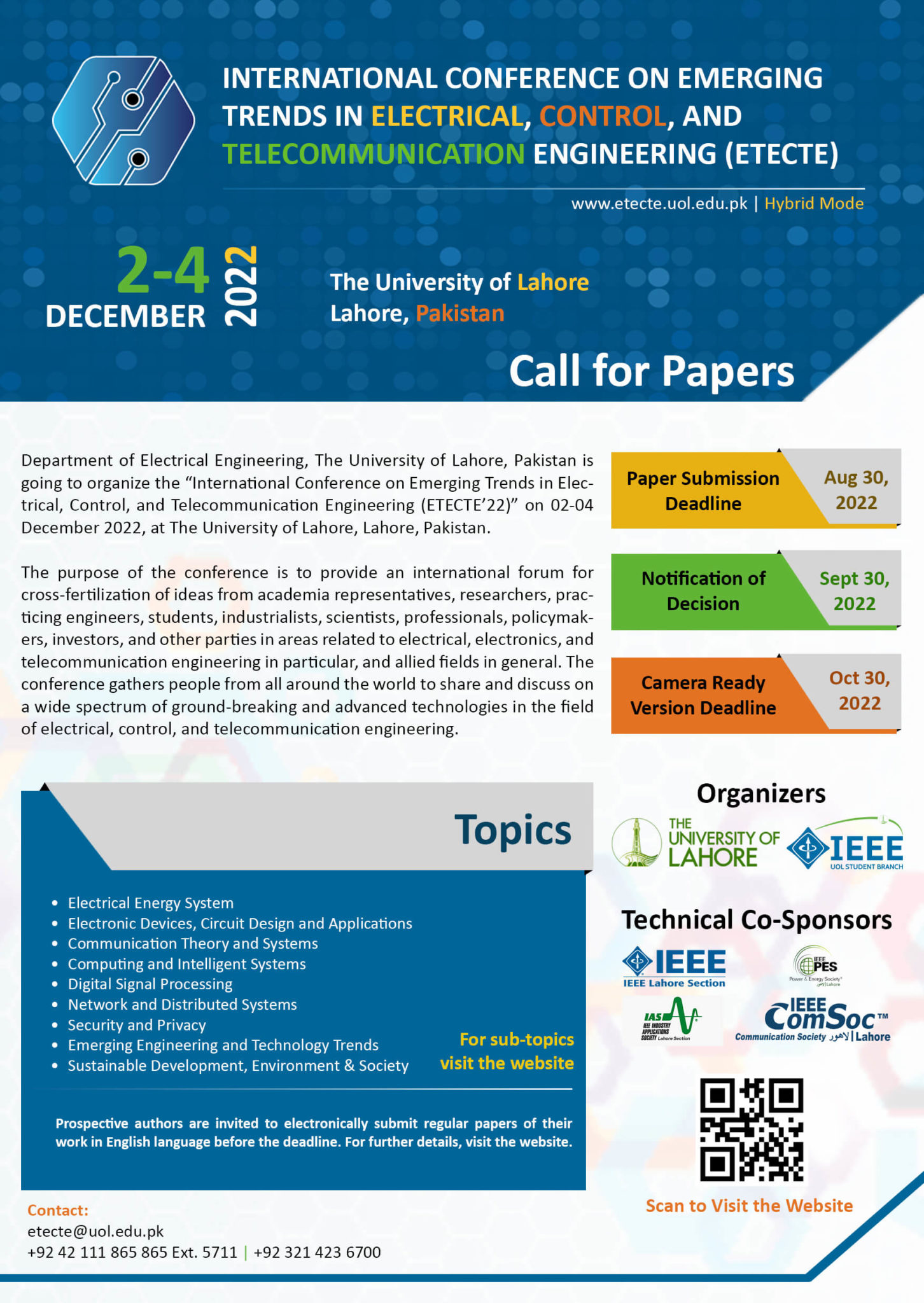 Conferences IEEE Lahore Section
