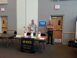 Computer Society Chair Mark Damron & IEEE Member Randy Hunter at the NWCTA Meet & Greet
