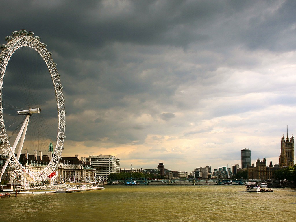 The London Eye and the River Thames