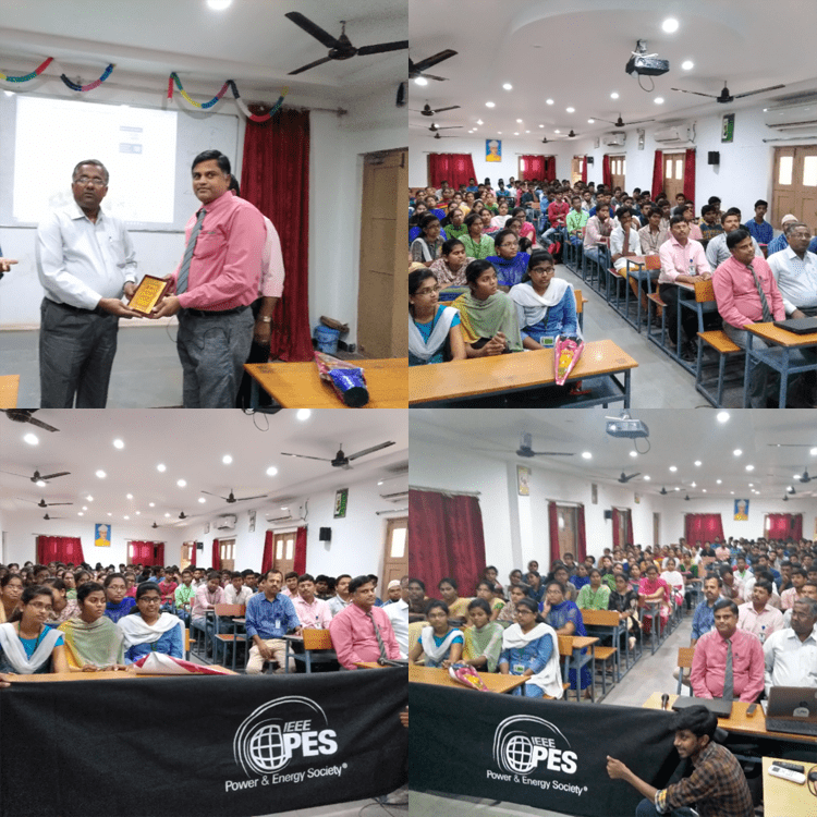 Momento presentation to speaker and Photo session In G.Pulla Reddy Engineering College, India (on 31st December 2018)