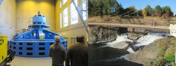 Pictures taken during visit to Upper Falls Power Plant in Spokane