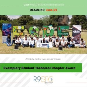 Exemplary Student Technical Chapter Award