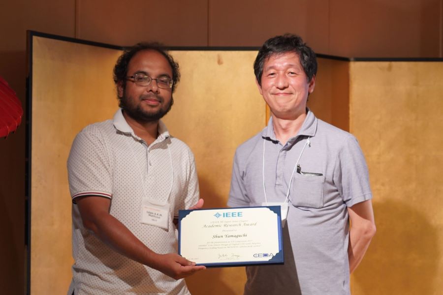 The IEEE CEDA AJJC Academic Research Award 2023 has gone to Shun Yamaguchi (Kyoto University).