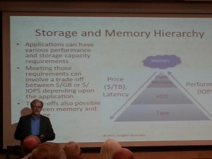 Dr. Tom Coughlin, national expert on digital storage and Chair-elect of Region 6, gave an excellent talk on digital storage of a wide variety of media to the IEEE Las Vegas Section. This meeting was held at UNLV's Science and Engineering Building on October 9, 2013, and was well attended. 