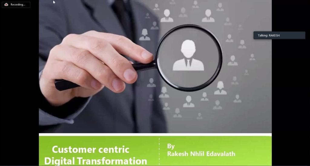 Webinar: Customer Centric Digital Transformation – IEEE Malabar Subsection