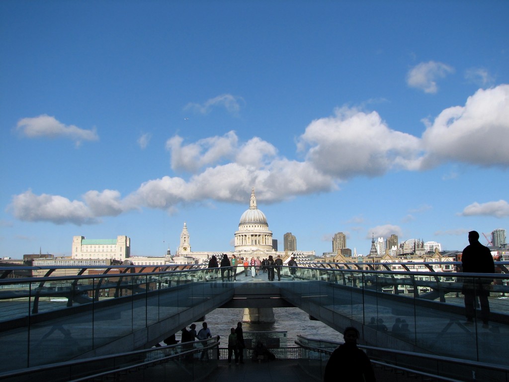 St Paul's Cathedral from the Millennium Bridge