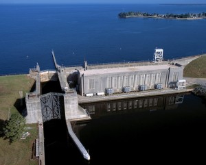 Aerial View of Jeffries Hydro Generating Plant