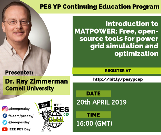 Introduction to MATPOWER – Free, Open-Source Tools for Power Grid Simulation and Optimization