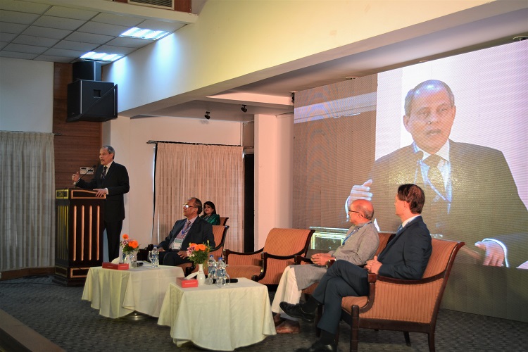 Professor Saifur Rahman, President, IEEE PES delivering his inaugural speech at 2019 ICEPE