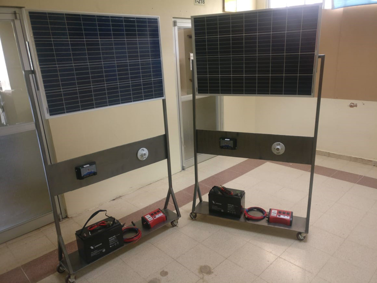 Figure 1 : Solar Modules used for the workshop.