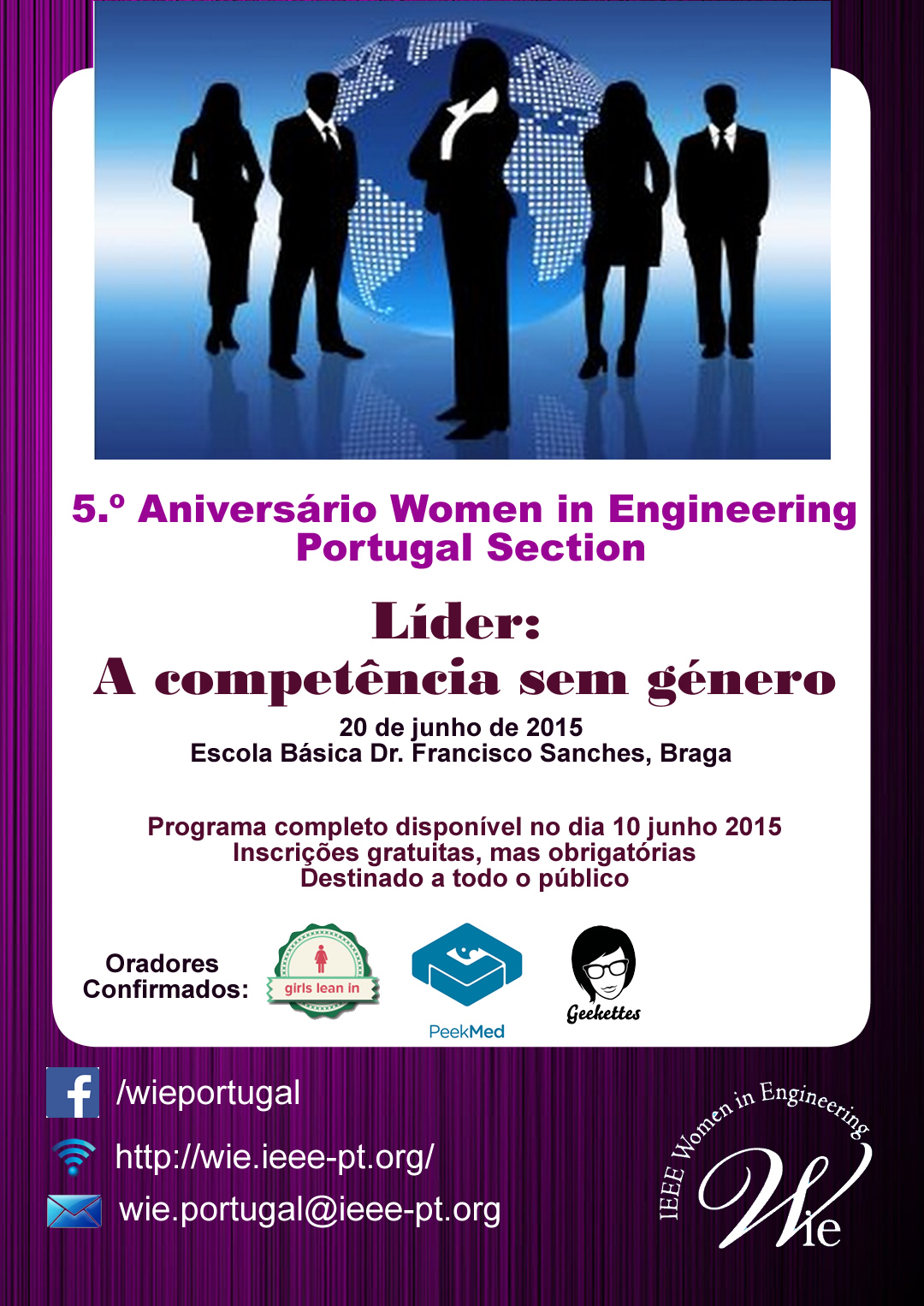 5.º Aniversário Women in Engineering em Braga – Líder: A competência sem género
