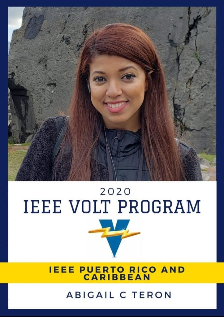 Volt Program Candidate 2020 – Ieee Puerto Rico & Caribbean Yp