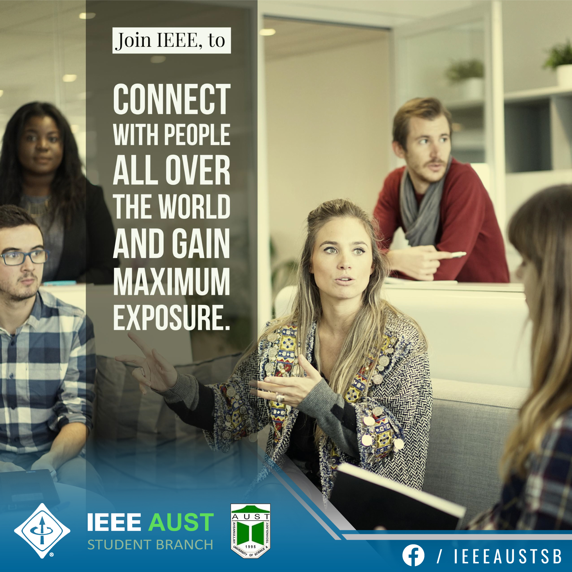 Join IEEE to connect with people all over the world and gain maximum exposure.