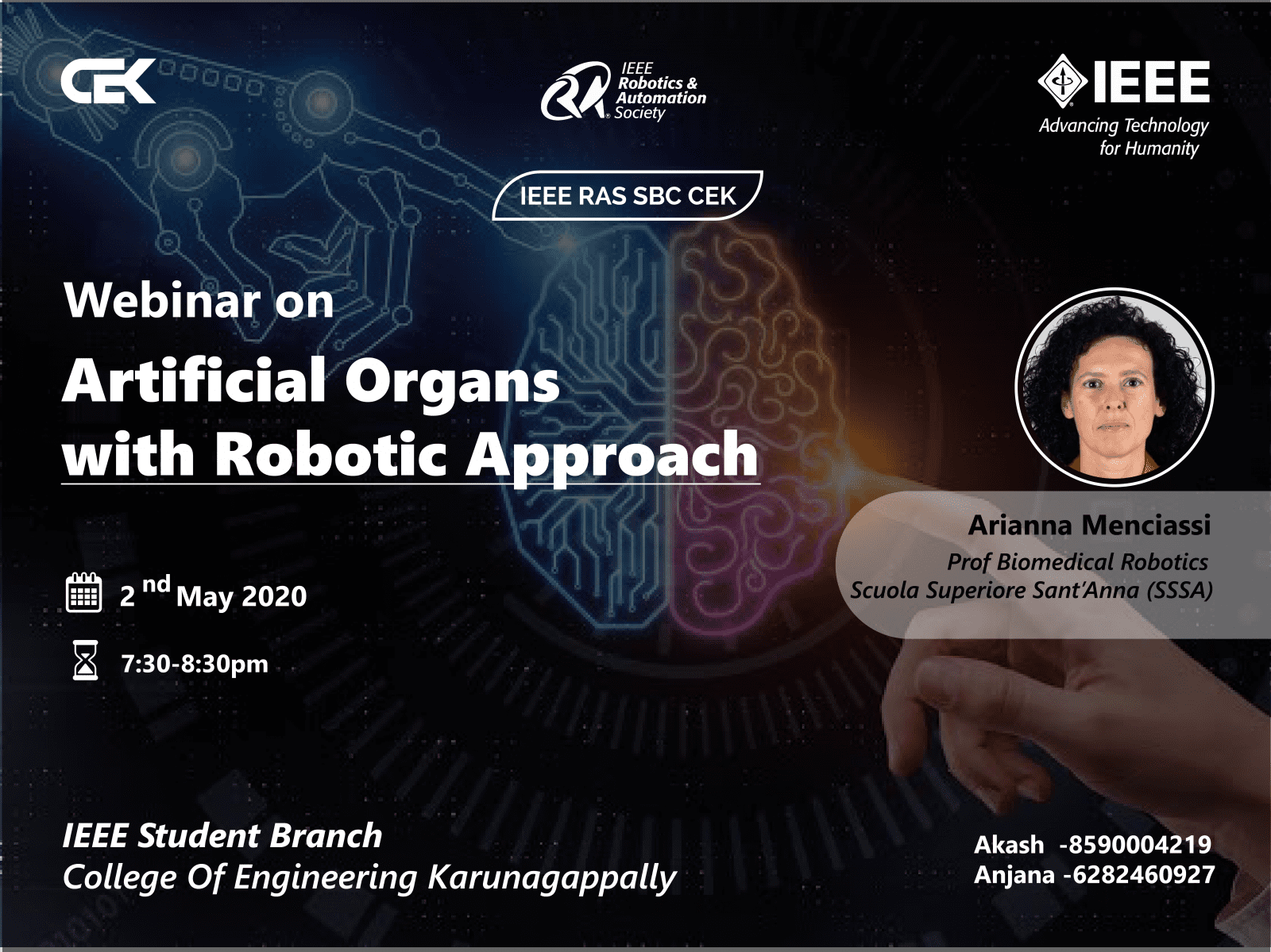 You are currently viewing Webinar on Artificial Organs with Robotics Approach