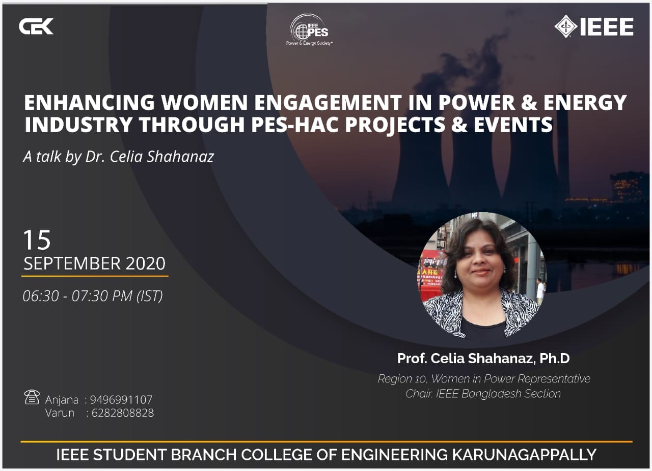 You are currently viewing Enhancing women engagement in power & energy industry through PES-HAC projects & event