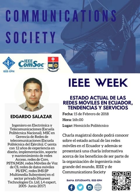 Lee más sobre el artículo IEEE WEEK COMSOC