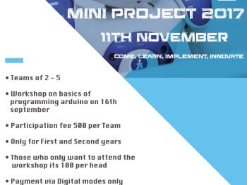 Mini Project Exhibition 2017 🗓