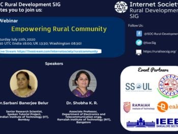 Webinar : “Empowering Rural Community” 🗓