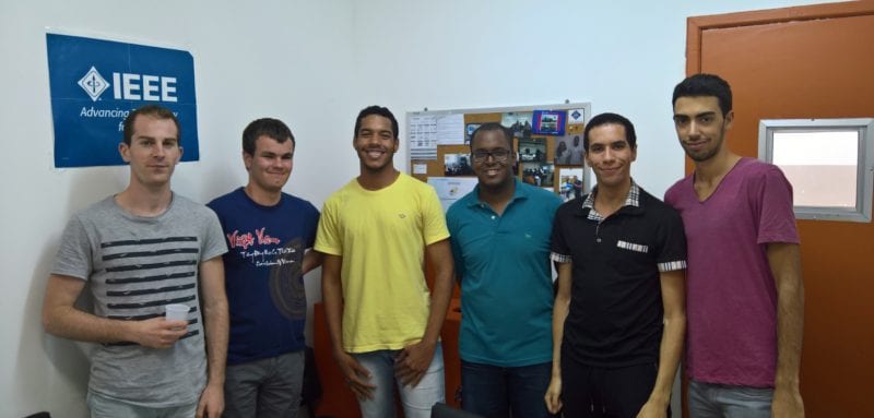 IEEE UNIFACS Student Branch recebe visita dos Estudantes Franceses