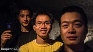 HP Labs team members (L to R): David Fattal - Principal Scientist, Sonny Vo - post-doc, Zhen Peng - Principal Scientist